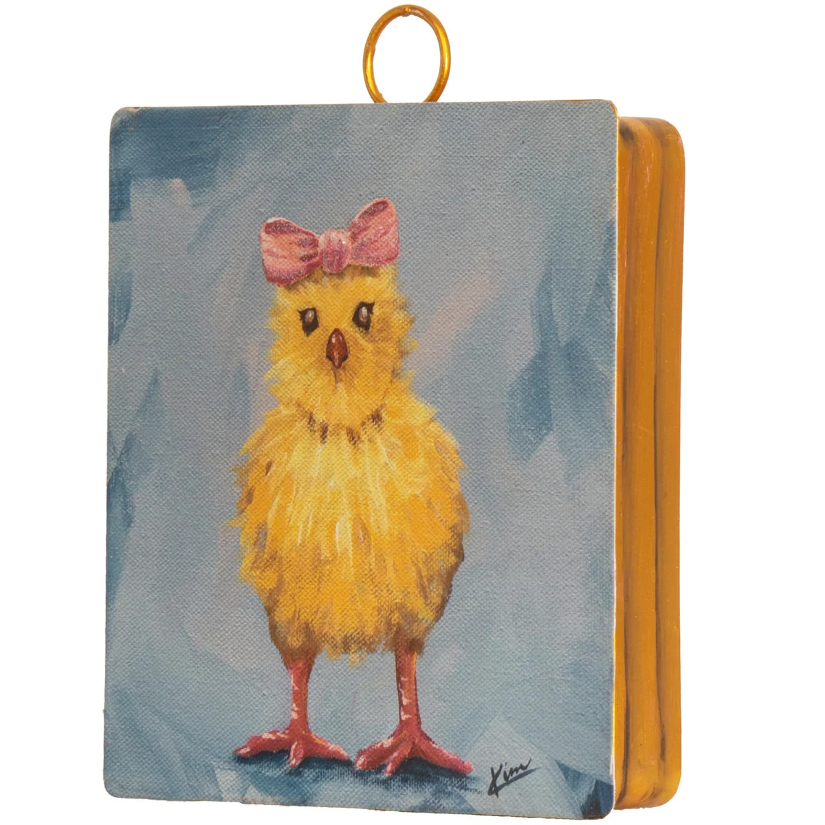 The Round Top Collection Mini Pink Bow Chick - Image 2