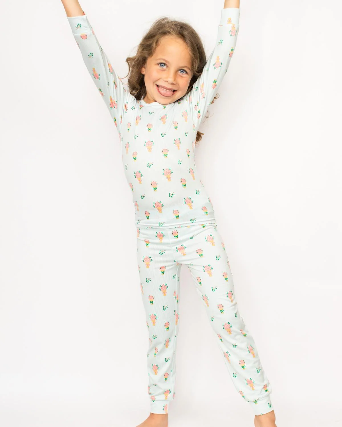 Royal Standard The Royal Standard Kid's Love Blooms Here Long Sleeve Pajamas - Image 3