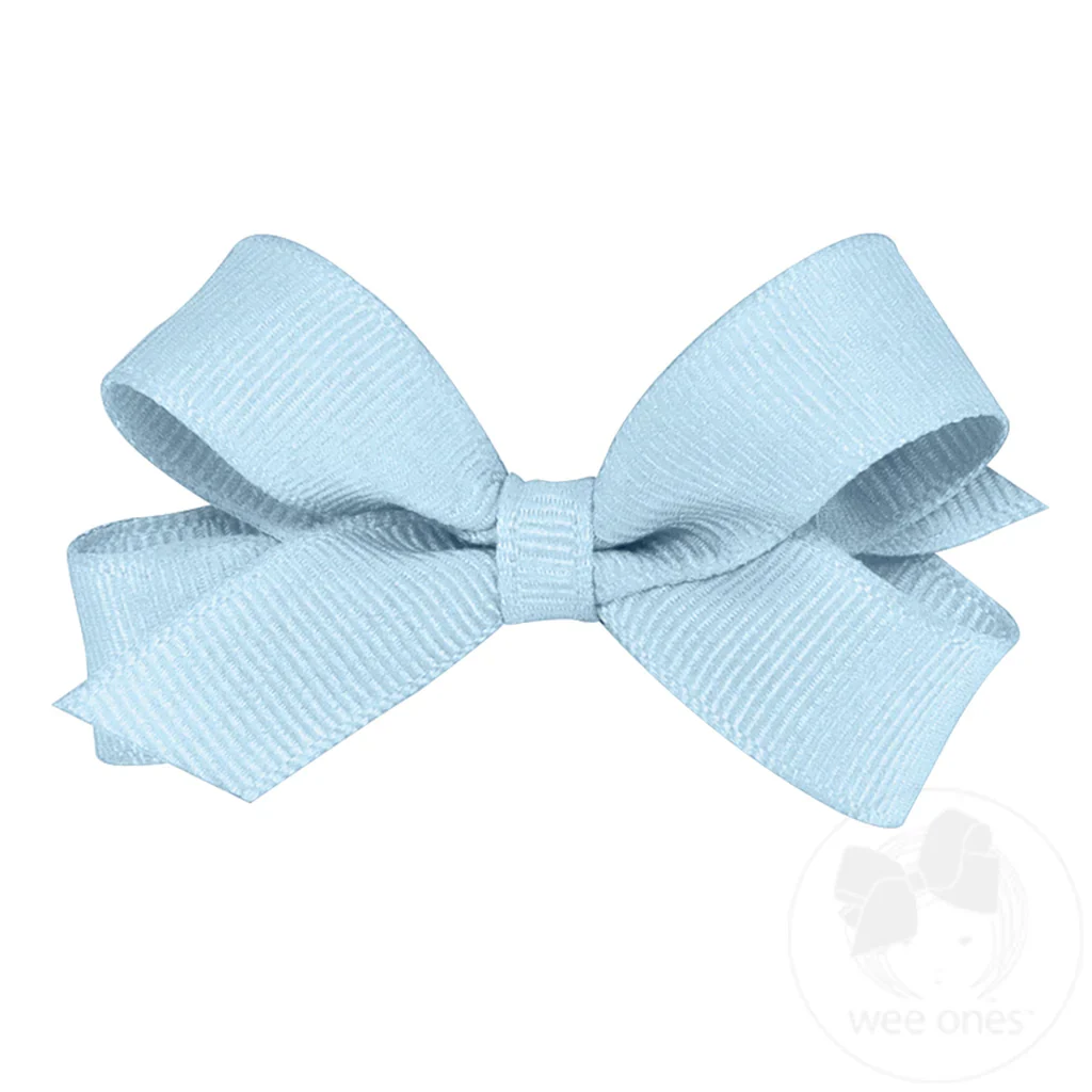 Tiny Classic Grosgrain Girls Hair Bow MANY COLORS - Image 10