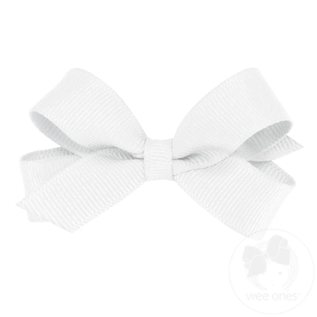 Tiny Classic Grosgrain Girls Hair Bow MANY COLORS - Image 13