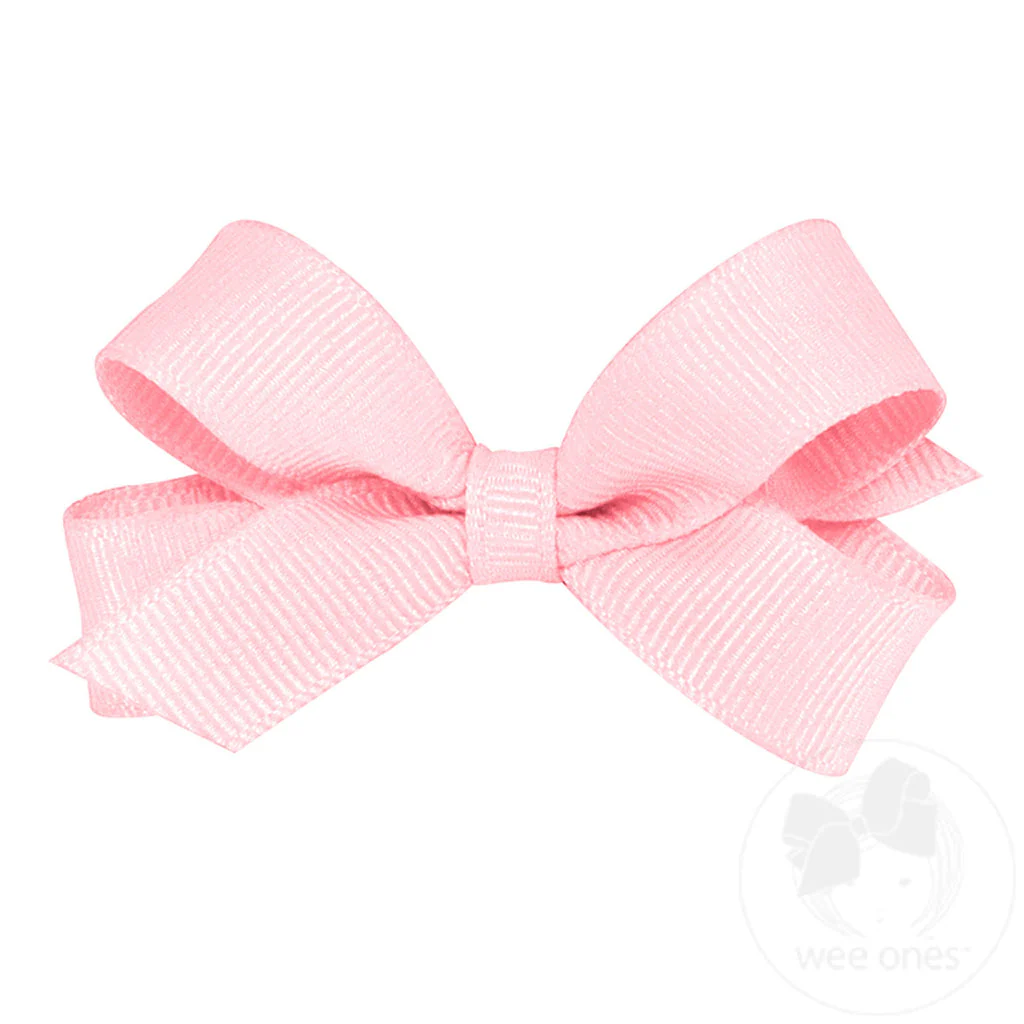 Tiny Classic Grosgrain Girls Hair Bow MANY COLORS - Image 2