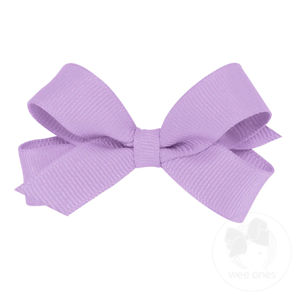 Tiny Classic Grosgrain Girls Hair Bow MANY COLORS - Image 7
