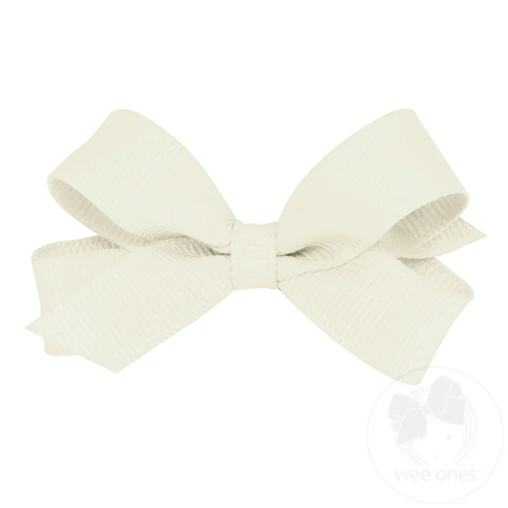 Tiny Classic Grosgrain Girls Hair Bow MANY COLORS - Image 8