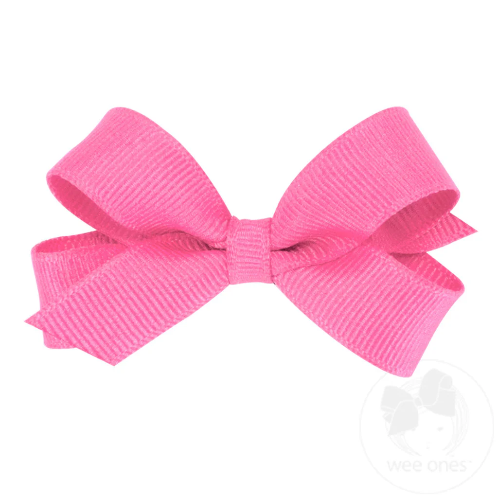 Tiny Classic Grosgrain Girls Hair Bow MANY COLORS - Image 9