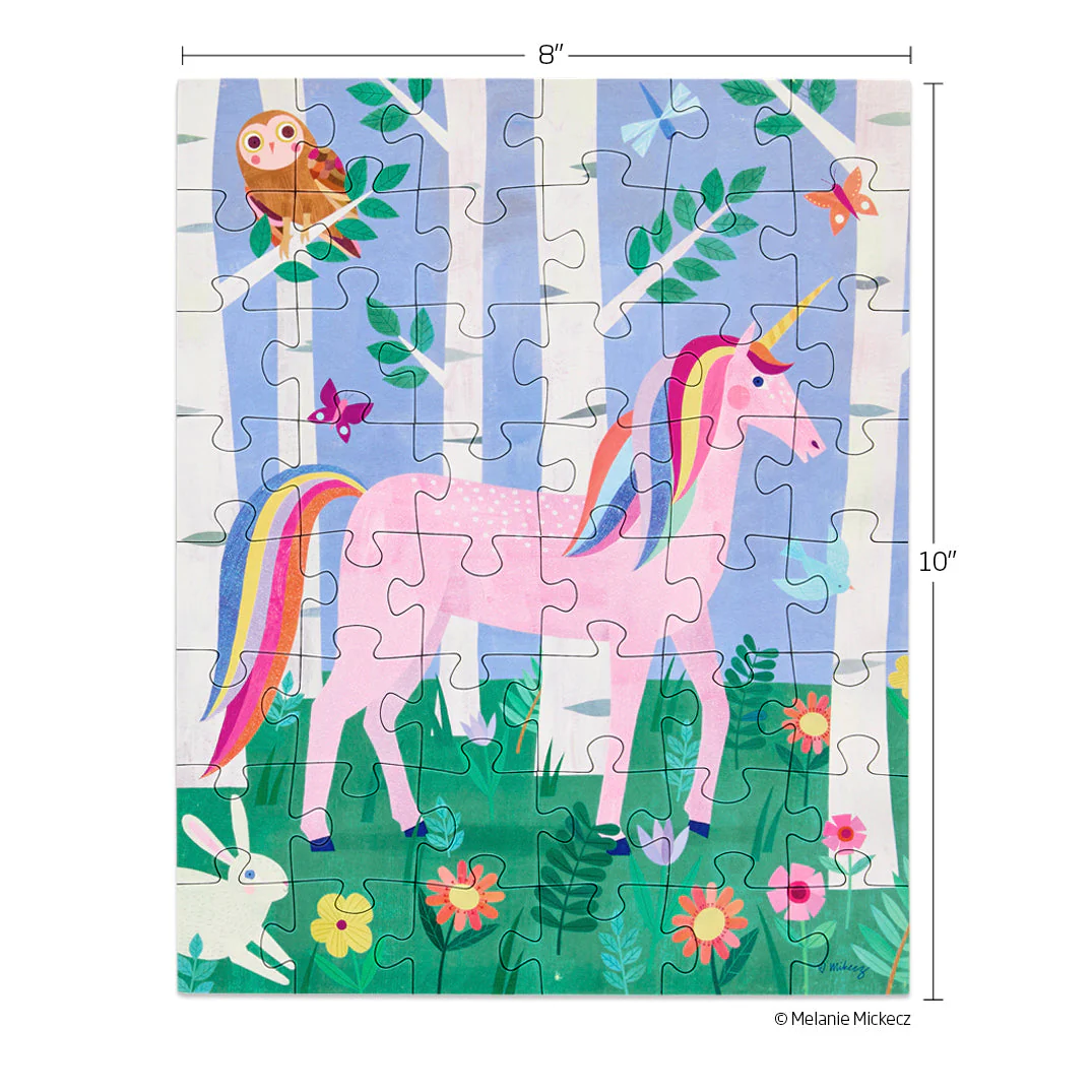 Unicorn Forest 48 Piece Puzzle Snax - Image 3