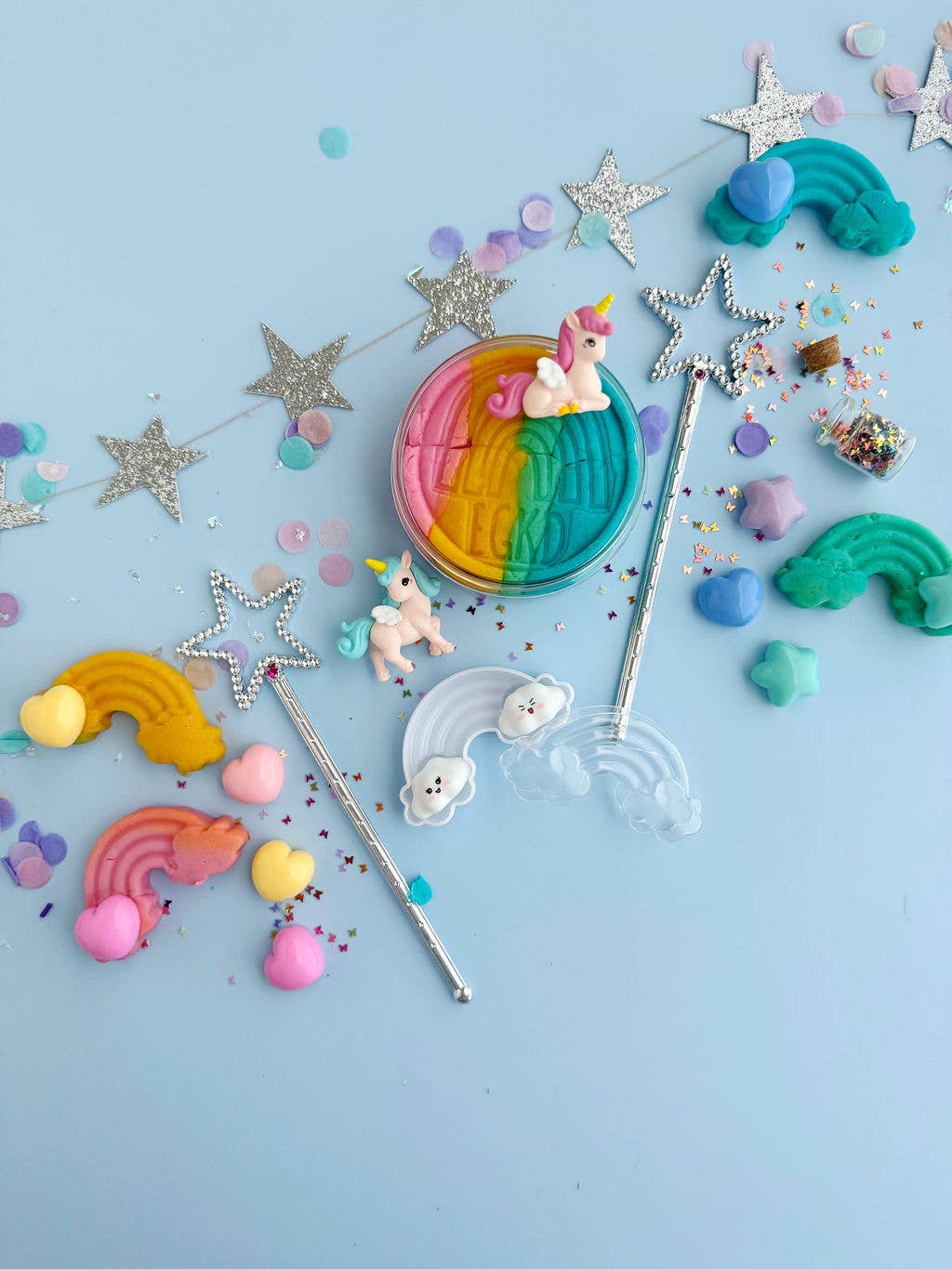 Unicorn (Rainbow Sherbet) KidDough Play Kit - Image 3