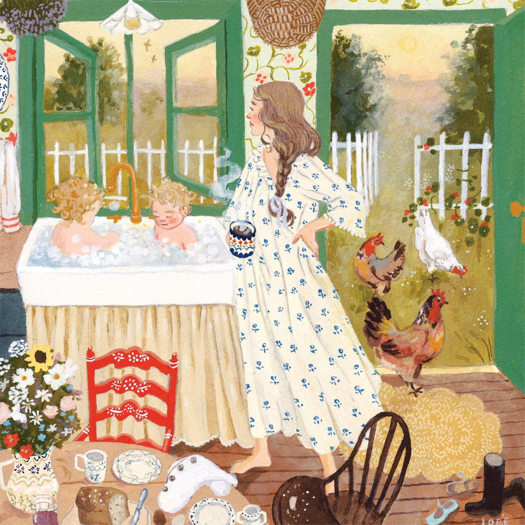 Up with the Lark 500 Piece Jigsaw Puzzle - Image 3