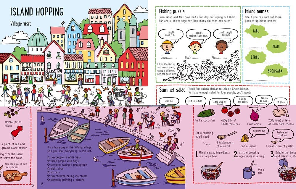 Vacation Activity Book : Usborne - Image 3