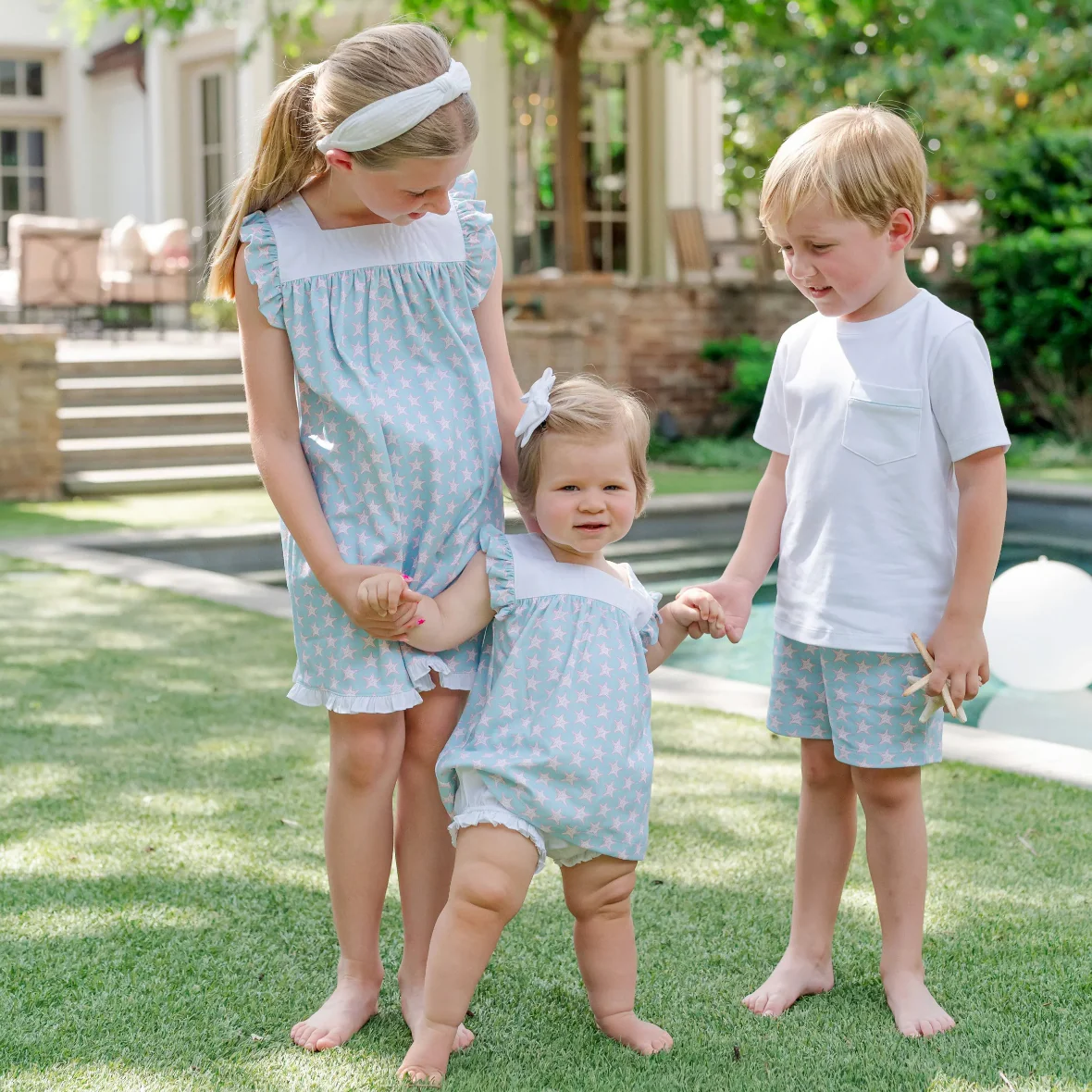 WALKER BOYS' SHORT SET - SEASIDE STARFISH - Image 4
