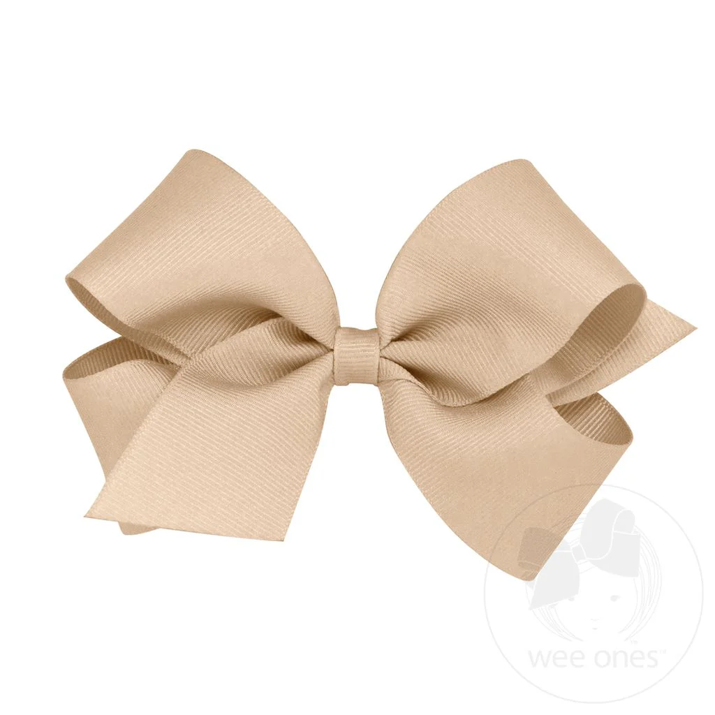 Wee Ones Medium Classic Grosgrain Hair Bow MANY COLORS - Image 13