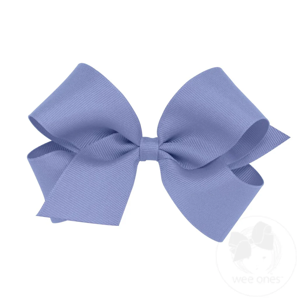 Wee Ones Medium Classic Grosgrain Hair Bow MANY COLORS - Image 22