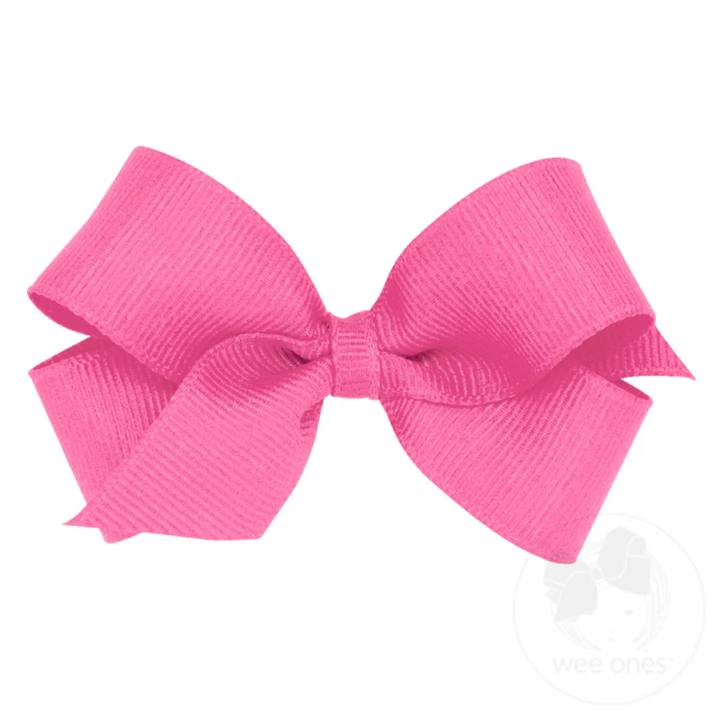 Wee Ones Mini Classic Grosgrain Hair Bow MANY COLORS - Image 4