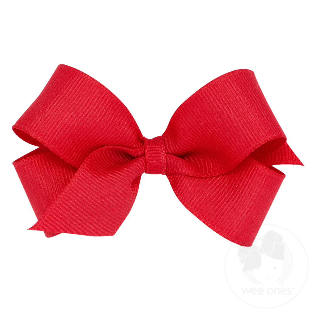 Wee Ones Mini Classic Grosgrain Hair Bow MANY COLORS - Image 6