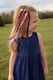 Wee Ones Satin Stars with Grosgrain Streamers Hair Clip - Image 2