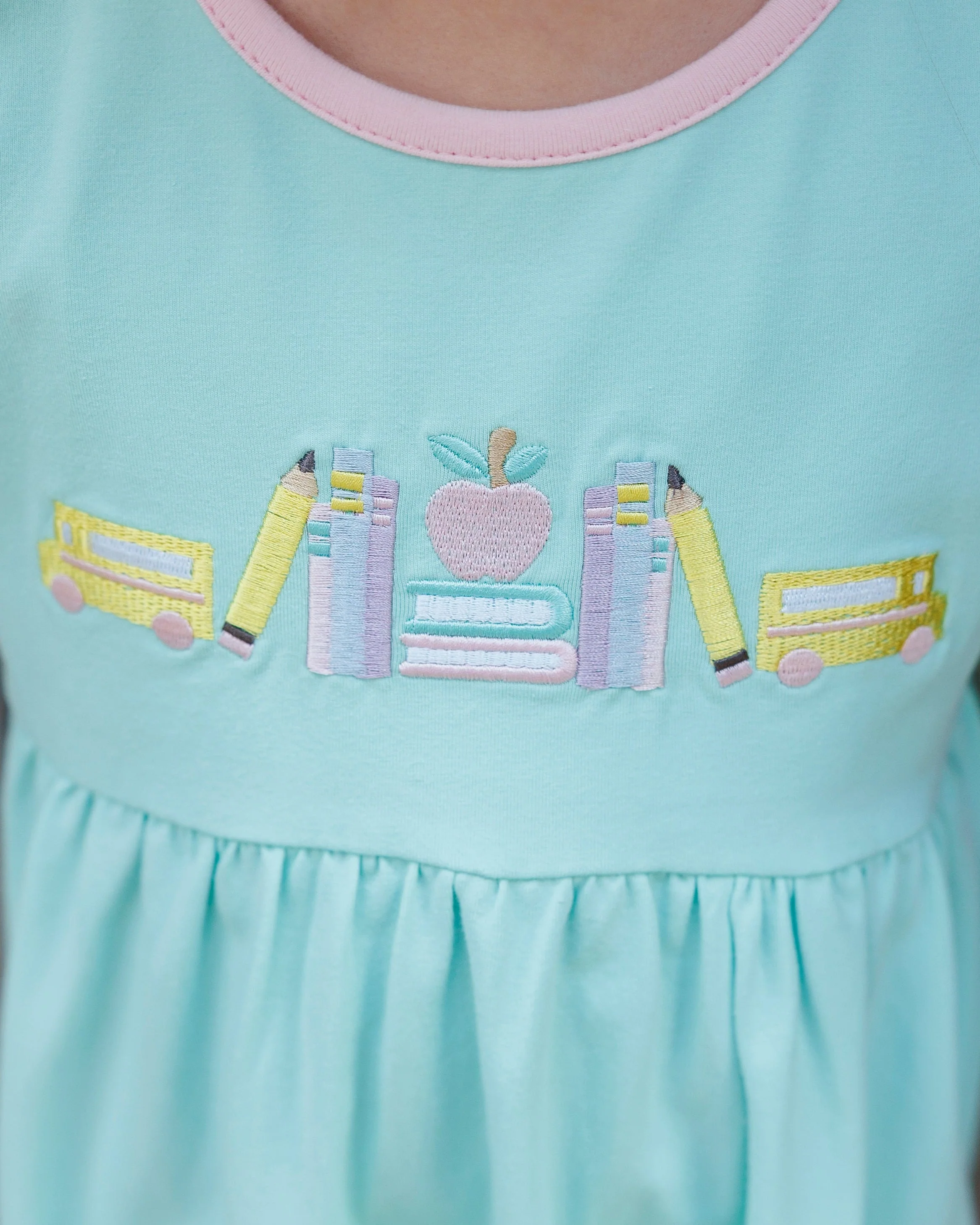 Wheels on the Bus Dress  by Jellybean Smock Candy - Image 3