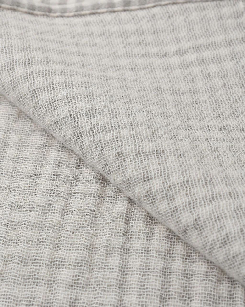 Quincy Mae Woven Swaddle || Sage Gingham - Image 2
