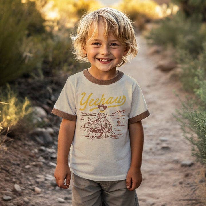 Yeehaw Vintage Ringer (Youth) - Image 2