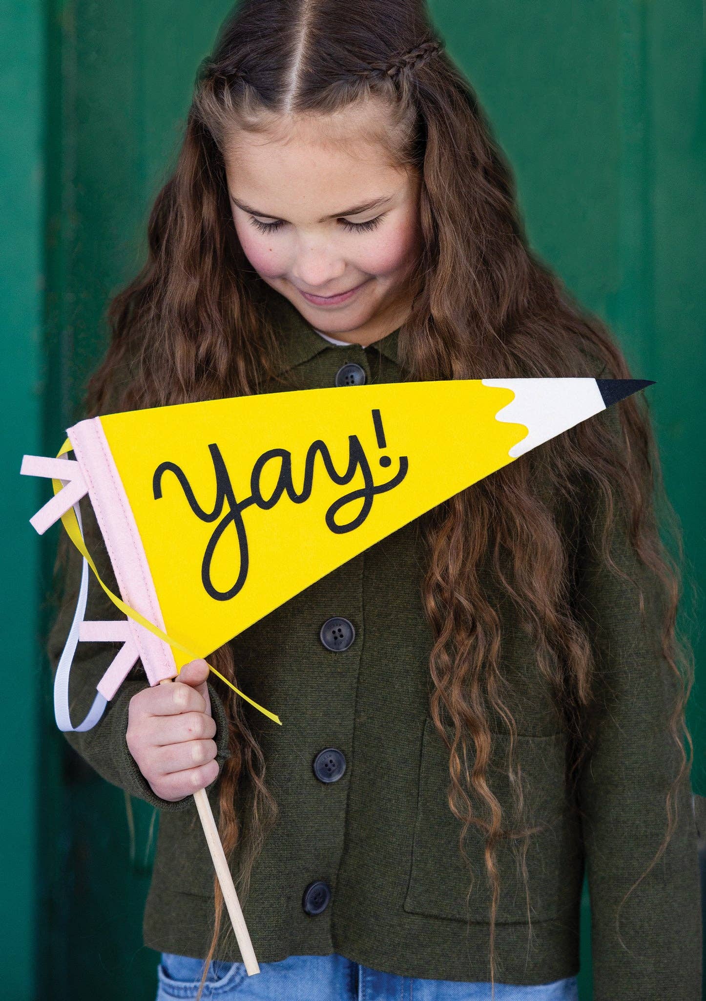 YGD1115 - Occasions by Shakira - Yay Pencil Felt Pennant - Image 3